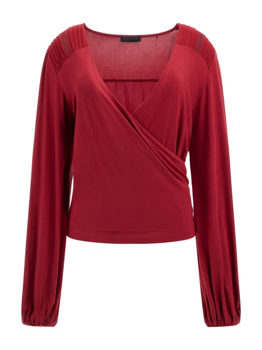 Guess Shopping Front Zamotati Top