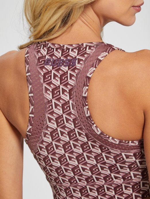 Guess Shopping G Cube Red Combo Eco Daria Active Top