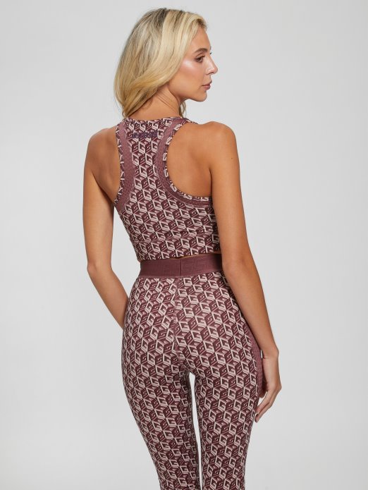 Guess Shopping G Cube Red Combo Eco Daria Active Top