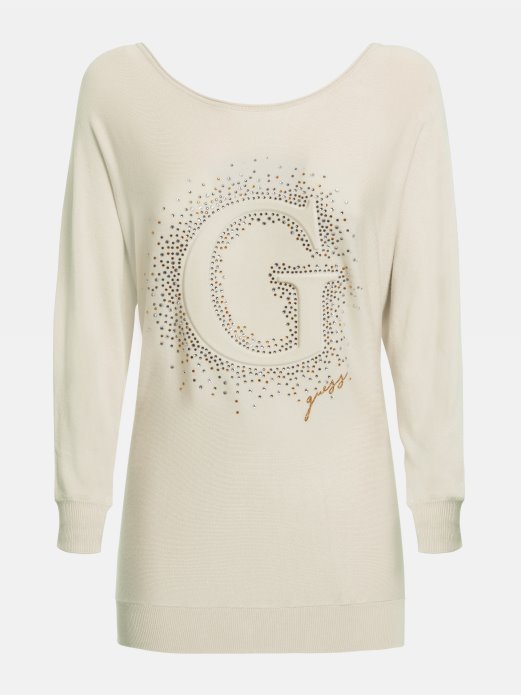 Guess Shopping G Džemper S Vezom Logotipa