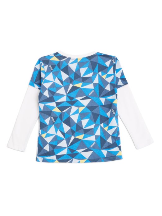 Guess Shopping Geometrijski Slojeviti Komplet Majica I Hlača (2-6) Puni Trokut