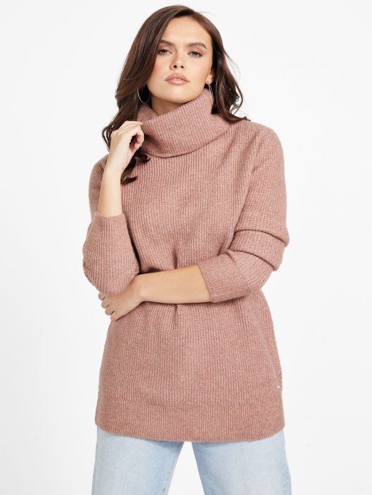 Guess Shopping Ginger Dugi Džemper Pečeni Kesten