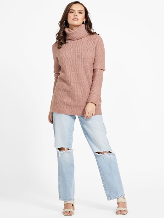 Guess Shopping Ginger Dugi Džemper Pečeni Kesten