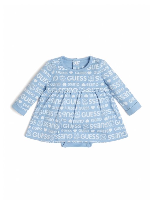 Guess Shopping Guess Shopping Logo Plava Teddy Haljina (0-12m)