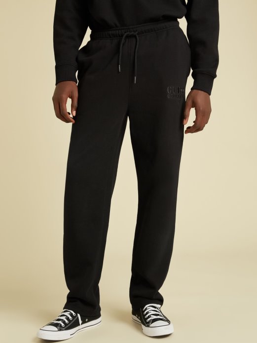 Guess Shopping Hlače Za Trčanje S Crnim Logotipom