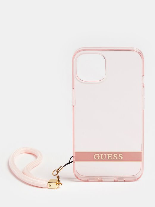 Guess Shopping Iphone 13 Prozirna Maska ​​​​roza
