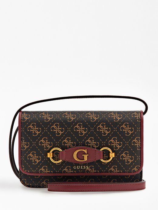 Guess Shopping Izzy 4g Logo Telefonska Torbica Crna