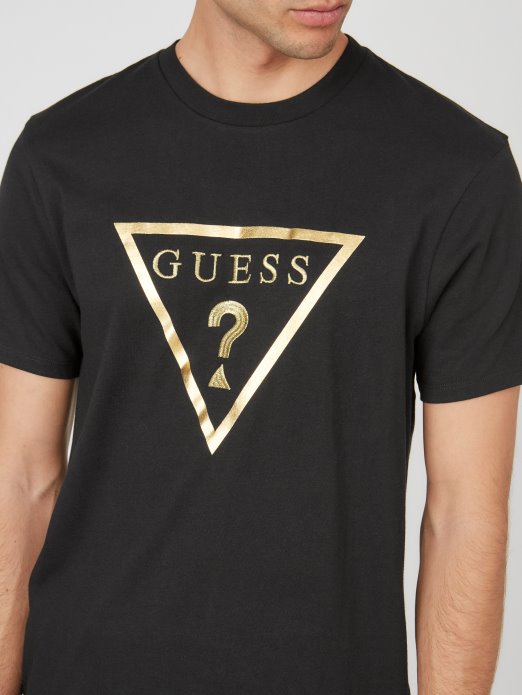 Guess Shopping Jet Black Bolton Logo Crew