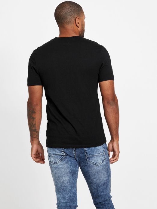 Guess Shopping Jet Crna Chronos Modna Majica S V-izrezom