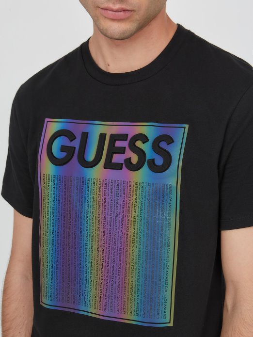 Guess Shopping Jet Crna Eko Ganas Majica S Logotipom