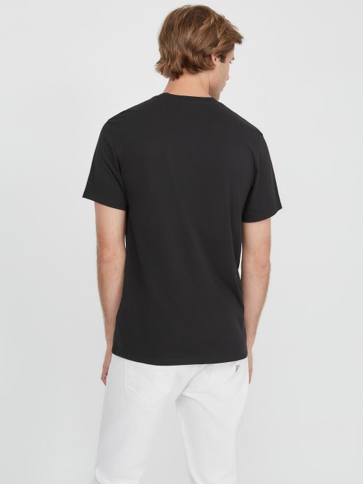 Guess Shopping Jet Crna Eko Ganas Majica S Logotipom