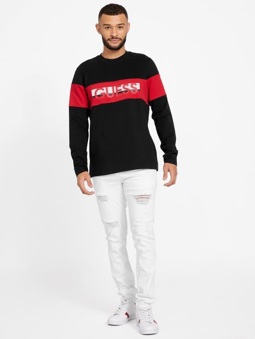 Guess Shopping Jet Crna Eko Sandro Majica Dugih Rukava