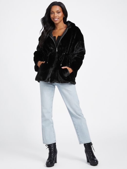 Guess Shopping Jet Crna Fatima Reverzibilna Jakna