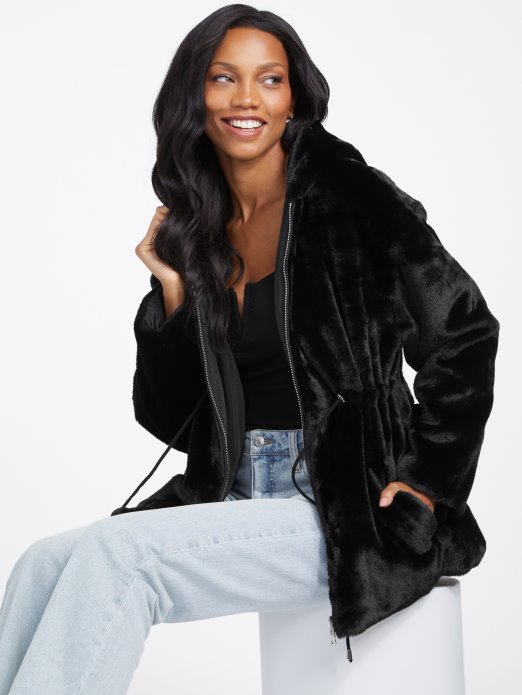 Guess Shopping Jet Crna Fatima Reverzibilna Jakna