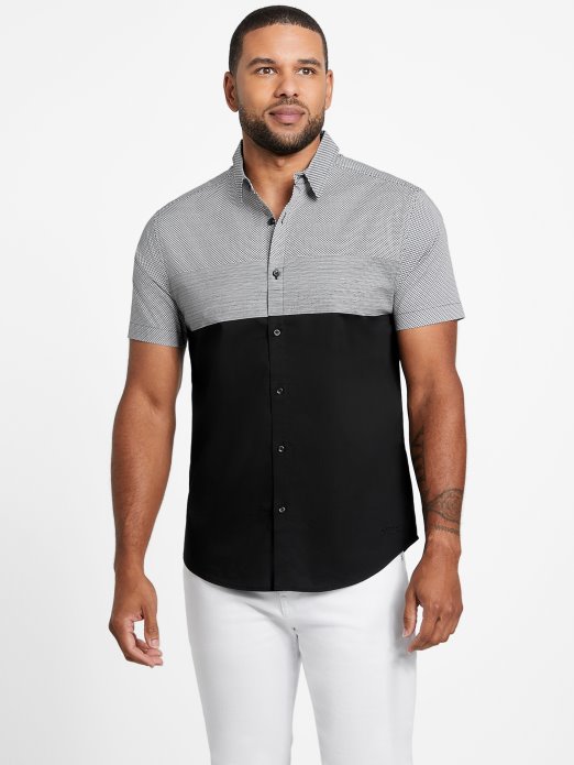 Guess Shopping Jet Crna Ferradi Majica S Blokovima Boja