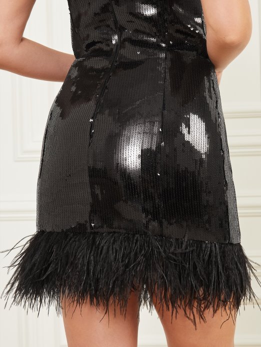 Guess Shopping Jet Crna Haljina S Korzetom Josephine