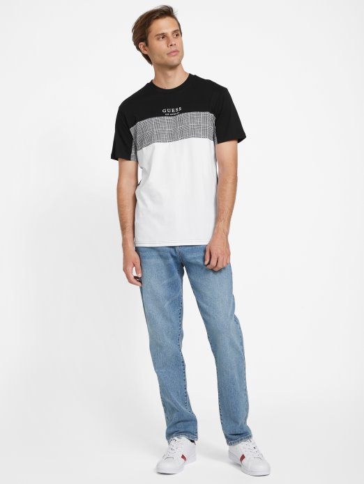 Guess Shopping Jet Crna Karten Majica S Okruglim Orezom