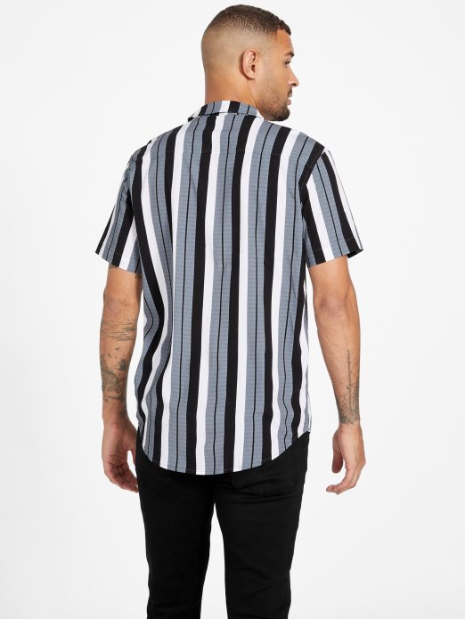 Guess Shopping Jet Crna Košulja S Naria Prugama