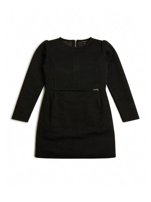 Guess Shopping Jet Crna Lurex Jacquard Haljina (7-16)