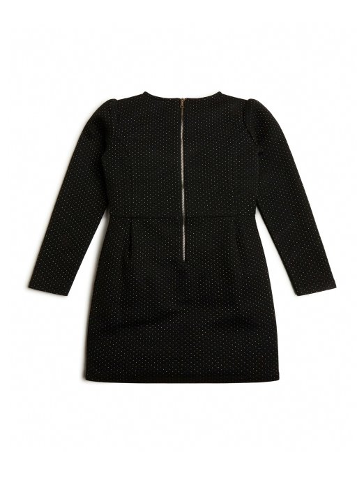 Guess Shopping Jet Crna Lurex Jacquard Haljina (7-16)