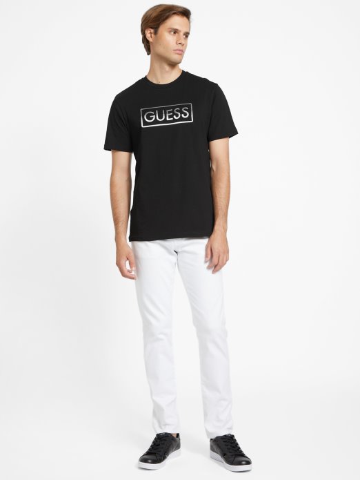 Guess Shopping Jet Crna Majica S Logotipom Hartley