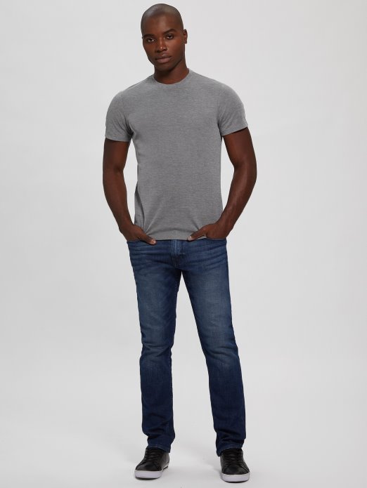 Guess Shopping Jet Crna Multi Calum Majica Od žerseja