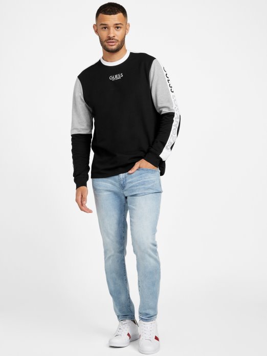 Guess Shopping Jet Crna Multi Eco Kane Majica S Blok Bojama