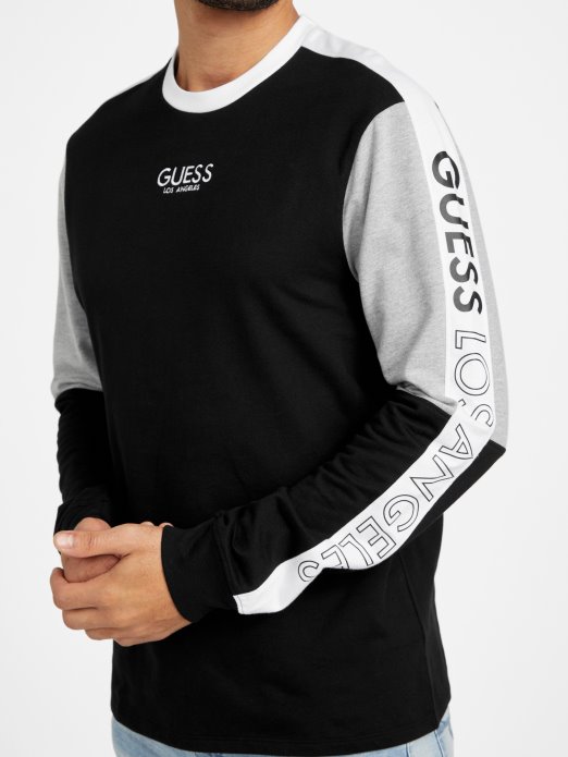 Guess Shopping Jet Crna Multi Eco Kane Majica S Blok Bojama