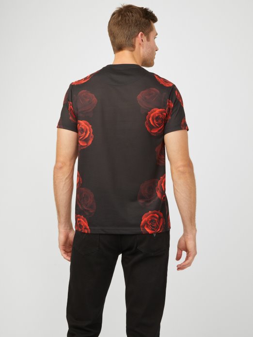 Guess Shopping Jet Crna Wagner Prugasta Majica Za Posadu