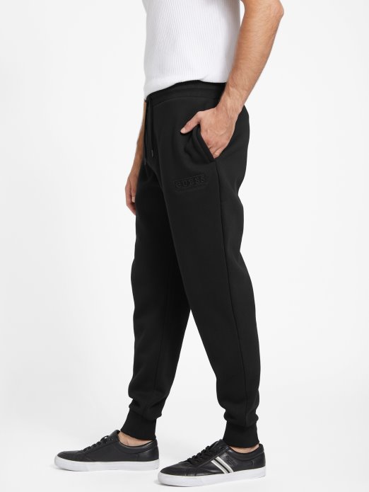 Guess Shopping Jet Crne Eko Harvey Logo Joggers