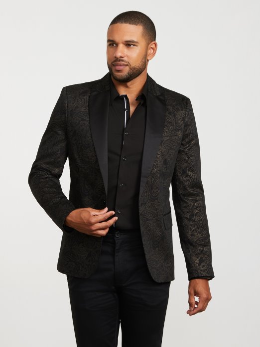 Guess Shopping Jet Crni Feniks Paisley Sako