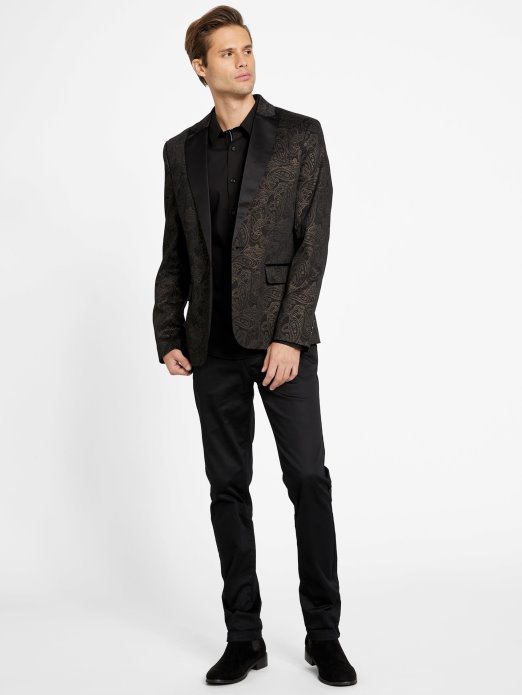 Guess Shopping Jet Crni Feniks Paisley Sako