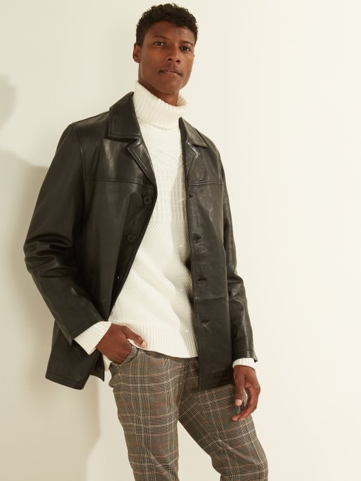 Guess Shopping Jet Crni Kožni Auto Kaput