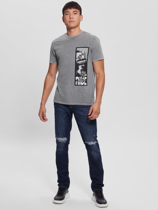 Guess Shopping Joy Ride Tee čelična Kugla Multi