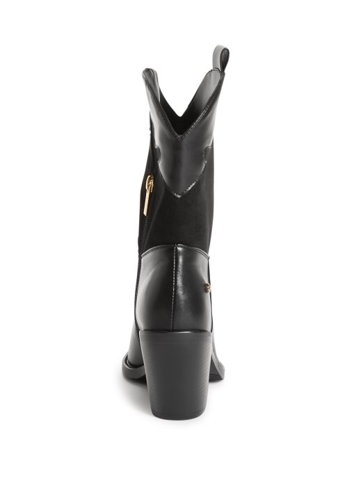 Guess Shopping Kaz Western čizme Crne