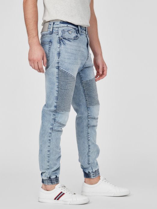 Guess Shopping Kiselo Pranje Remi Moto Jean Joggers