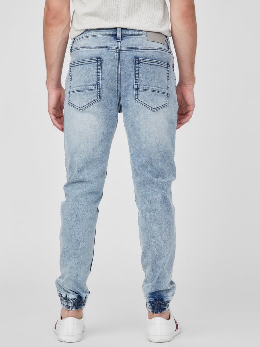 Guess Shopping Kiselo Pranje Remi Moto Jean Joggers