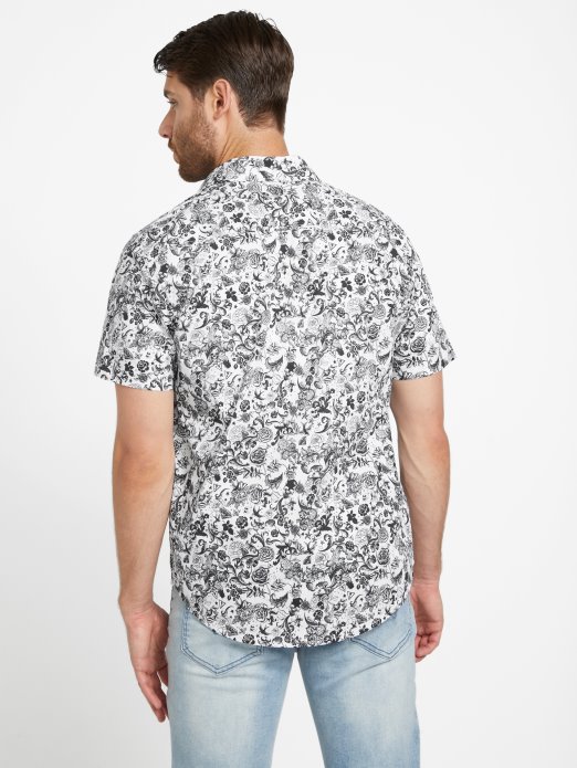 Guess Shopping Košulja S Printom Whitney čisto Bijela