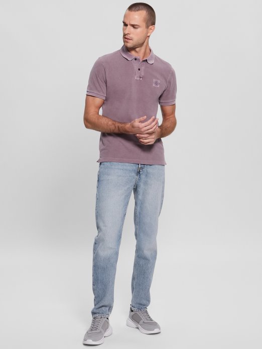 Guess Shopping Kraljevska šljiva Washed Polo