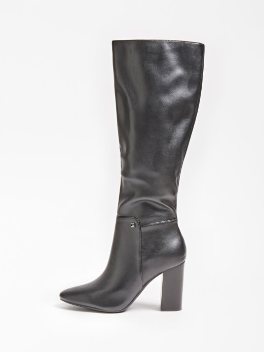Guess Shopping Laboni špicasta čizma Crna