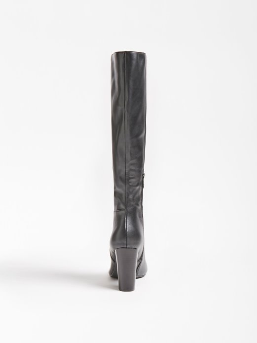 Guess Shopping Laboni špicasta čizma Crna