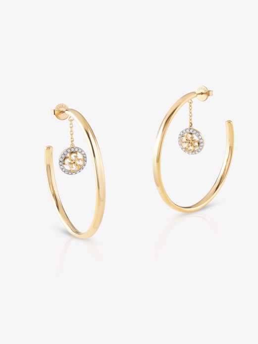 Guess Shopping Life-in-4g-naušnice Multi Gold