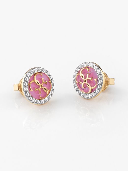 Guess Shopping Life-in-4g-naušnice Zlatne