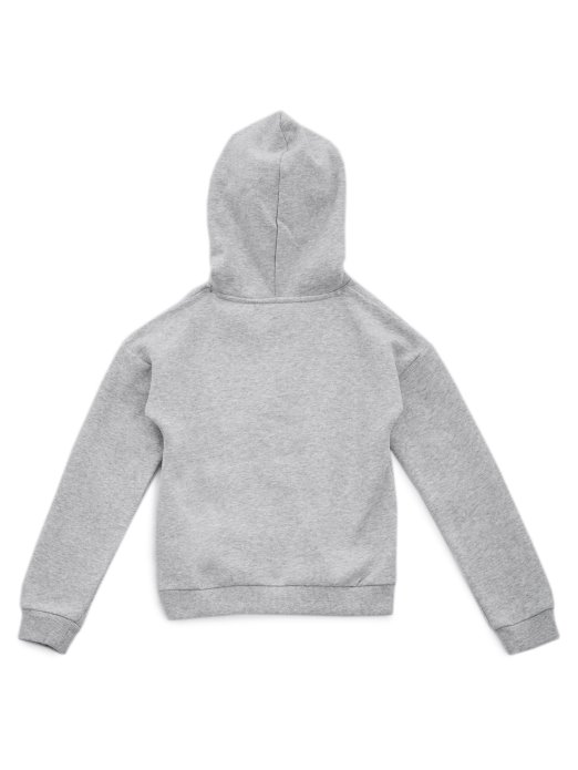 Guess Shopping Light Stone Heather Logo Aktivna Majica S Kapuljačom (7-14)