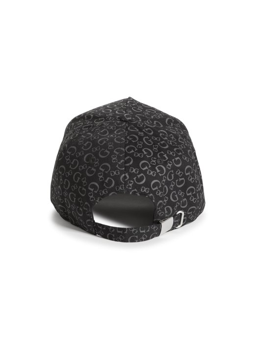 Guess Shopping Logo Prugasti Bejzbolski šešir Ugljen