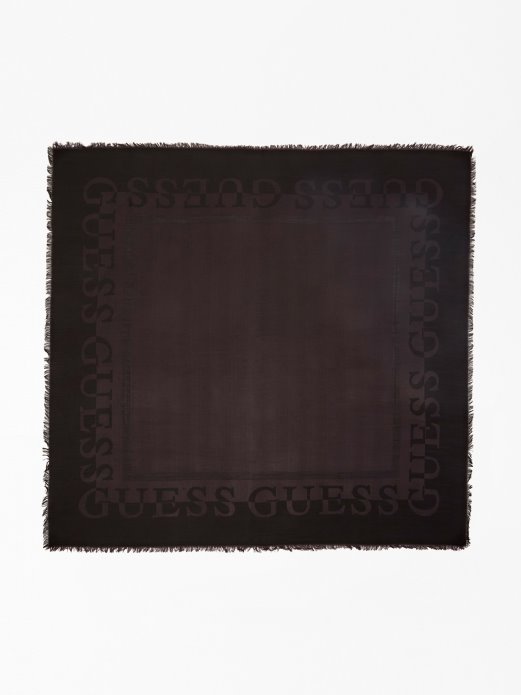 Guess Shopping Logo Retour Kefiah Crna