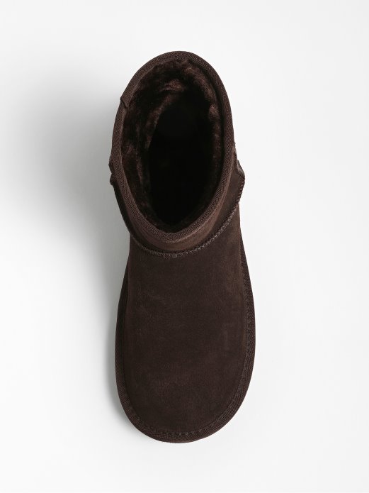 Guess Shopping Luna Niske čizme Od Prave Kože Smeđe