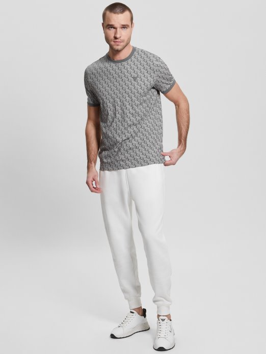 Guess Shopping Macro G Cube Sivo-crna Majica S Logom Colin