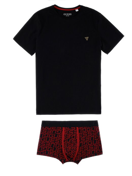 Guess Shopping Majica I Bokserica Crvena