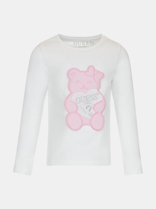 Guess Shopping Majica S Logom Bijela